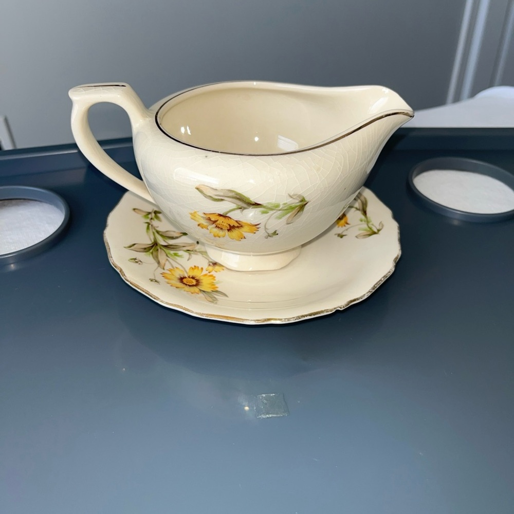 Floral china plant holder